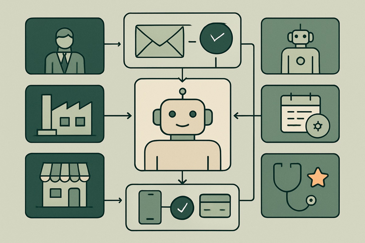 Local trades AI robot workflow preview