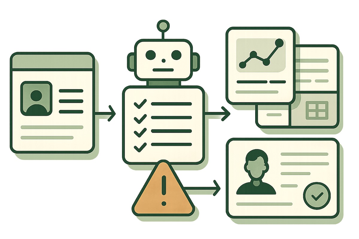 Eligibility checks customer and business demo mockup