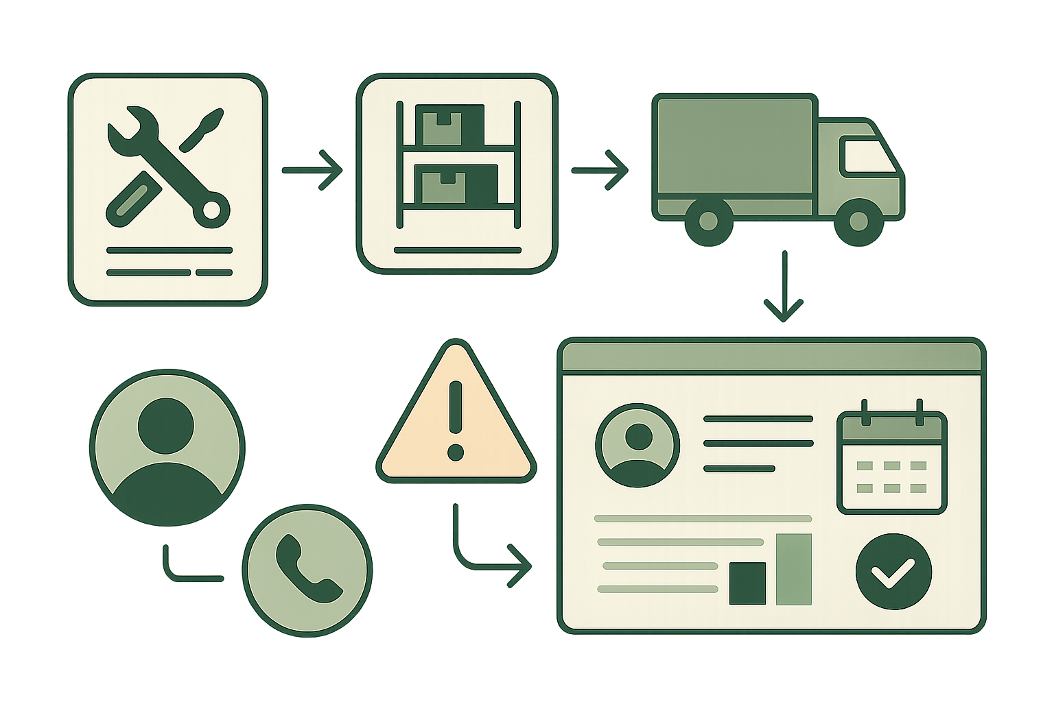 Stock chasing customer and business demo mockup