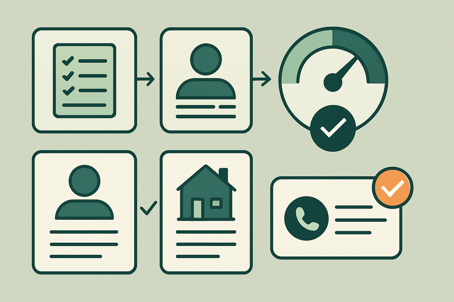 Candidate screening customer and business demo mockup