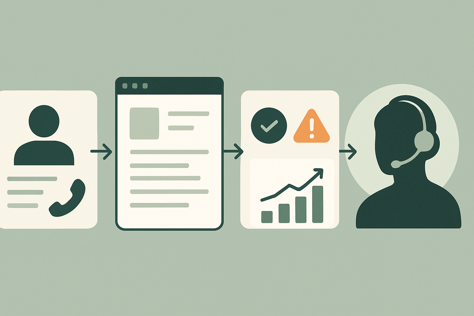 Quote follow-up customer and business demo mockup